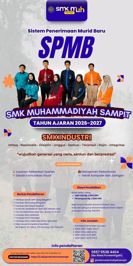 ad PPDB SMKM Muhammadiyah Sampit Mobile