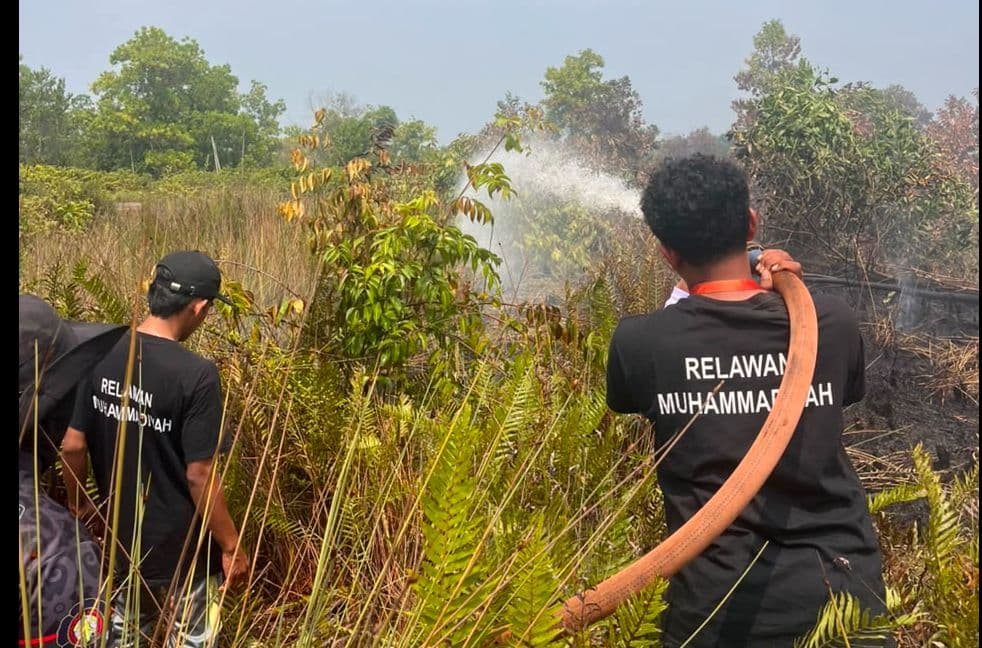Muhammadiyah Kalteng Terjunkan Relawan, Bantu Tangani Karhutla