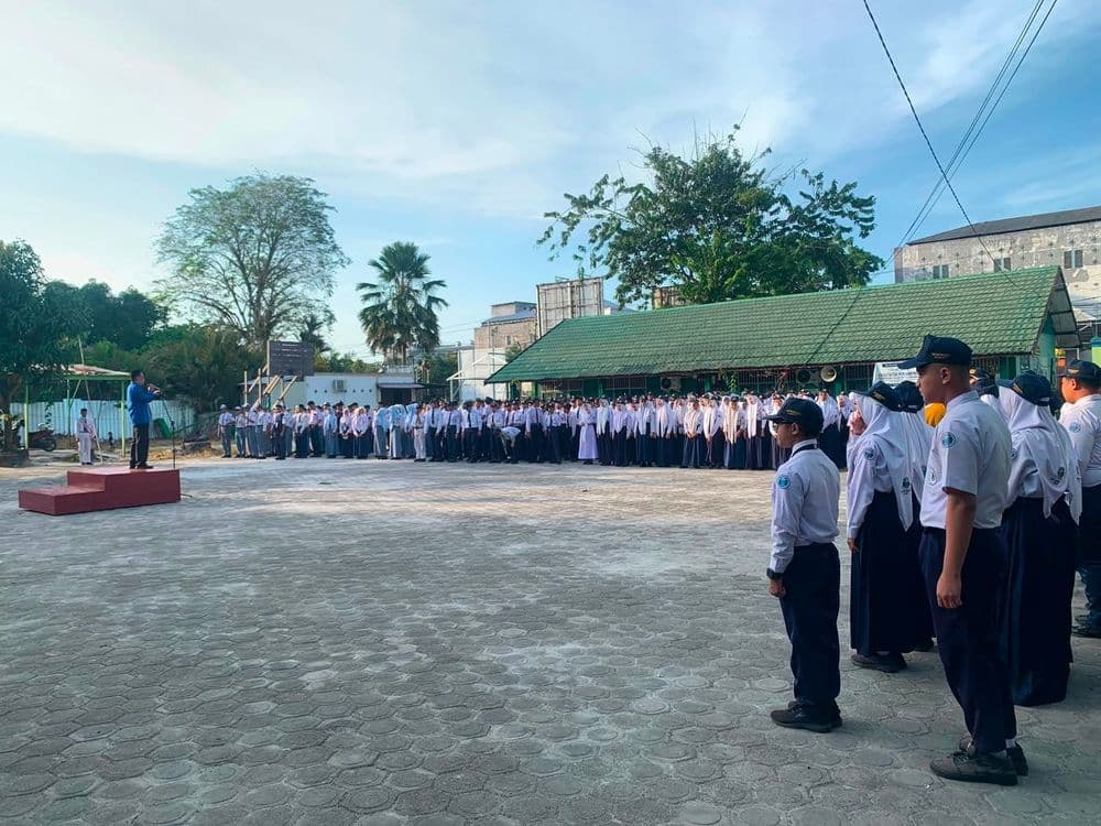 Kobar Semangat "Gembira Berkarya", SMP Muhammadiyah Sampit Resmi Buka FORTASI dan Lantik Pengurus IPM Baru