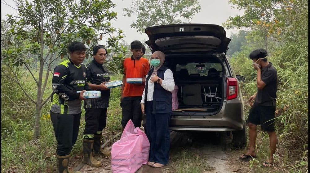 LAZISMU Dan MDMC Kota Palangkaraya Tebar Booster Untuk Relawan Karhutla
