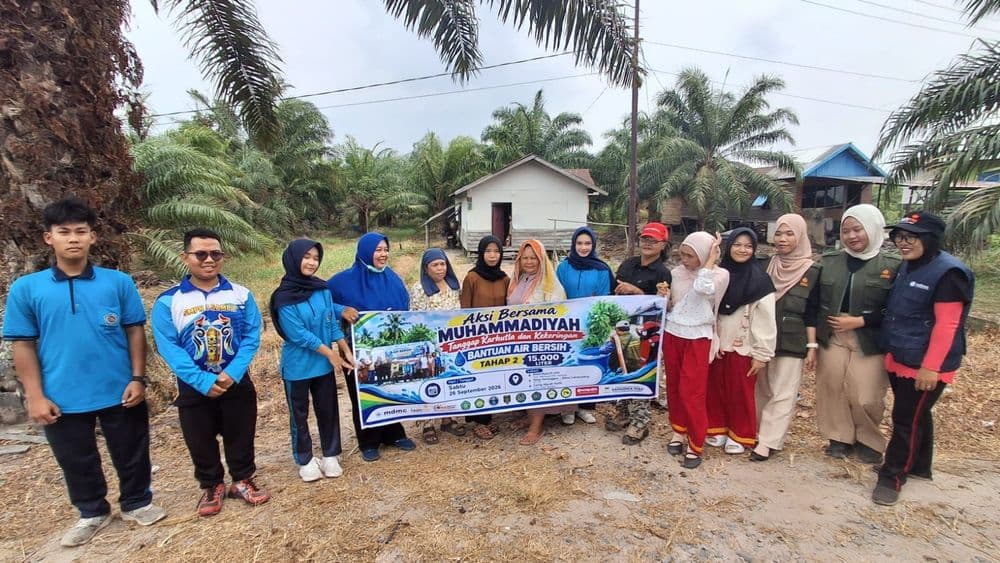 Muhammadiyah Kotim Salurkan Air Bersih Tahap II untuk Empat Desa Terdampak Kekeringan di Kotim