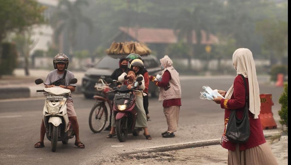 Aksi Nyata, PDA Kota Palangka Raya hadirkan  kepedulian Kesehatan terhadap Dampak Karhutla