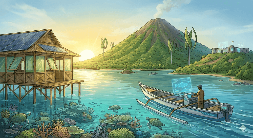 Pulau yang Menyanyi di Tengah Samudra