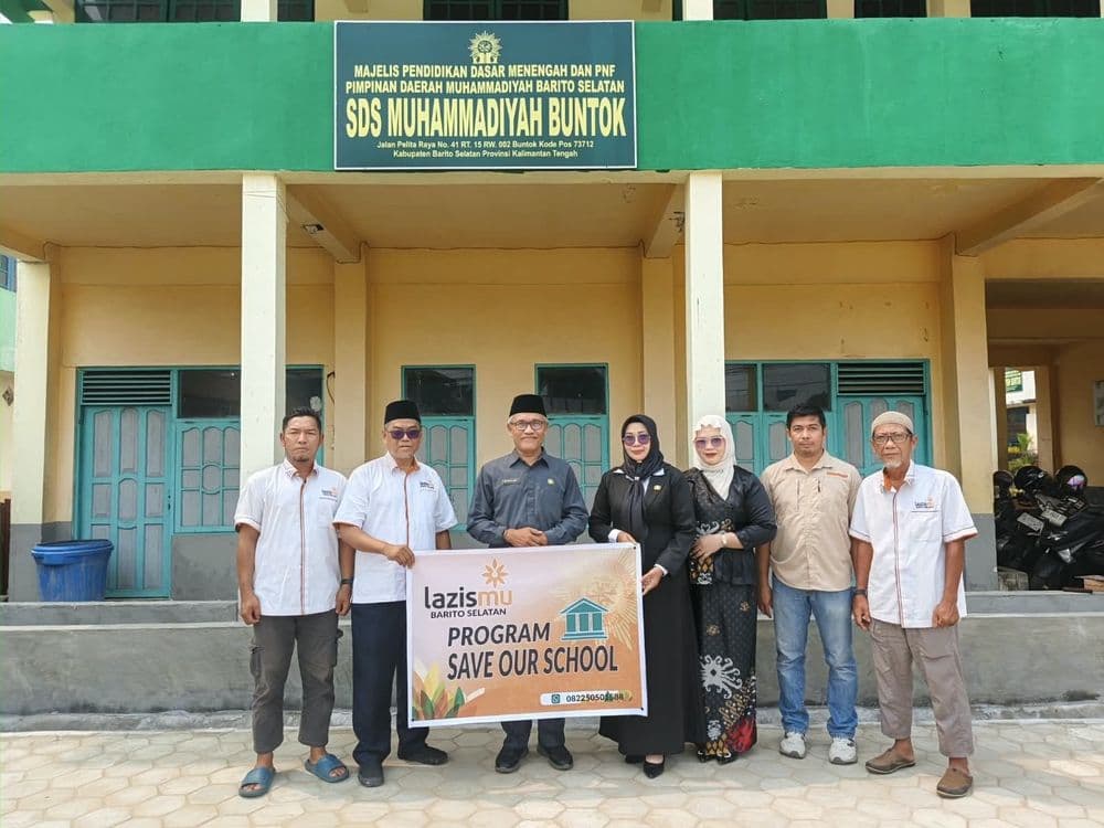 Save Our School, LAZISMU Barito Selatan Dukung Pendidikan Berkelanjutan