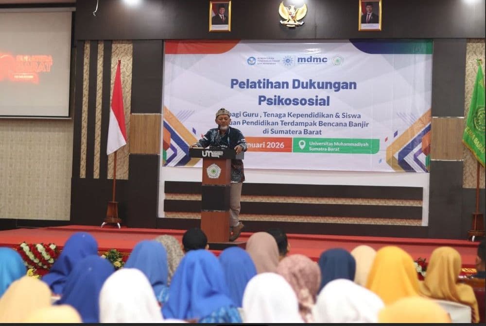 MDMC Latih 600 Guru dan Siswa Pulihkan Trauma di Aceh-Sumatera
