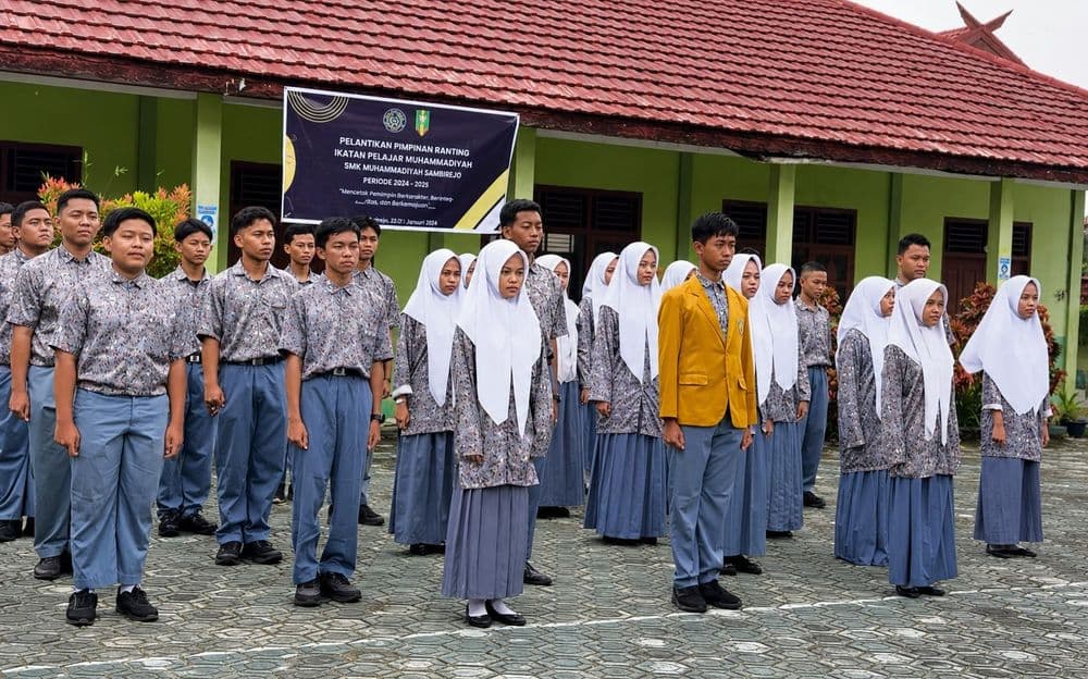 Pengurus Baru IPM SMK Muhammadiyah Sampit Dilantik, Didorong Menjadi Teladan dan Kader Penerus Persyarikatan
